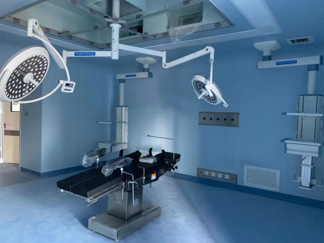 Laminar Flow Modular Operating Theater Spray Coating Color Scratch Proof Steel