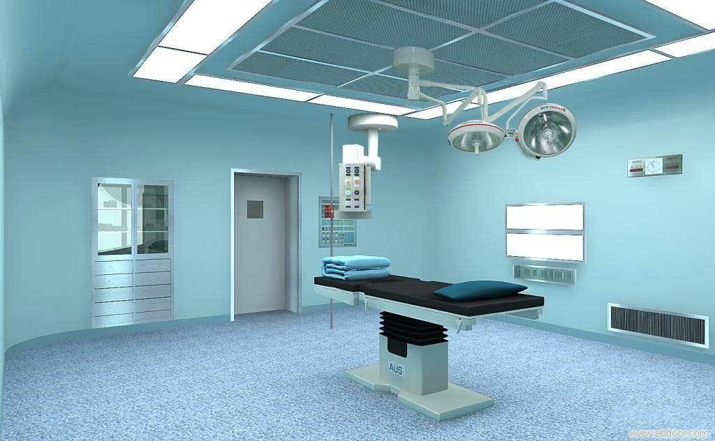 Laminar Flow Modular Operating Theater Spray Coating Color Scratch Proof Steel