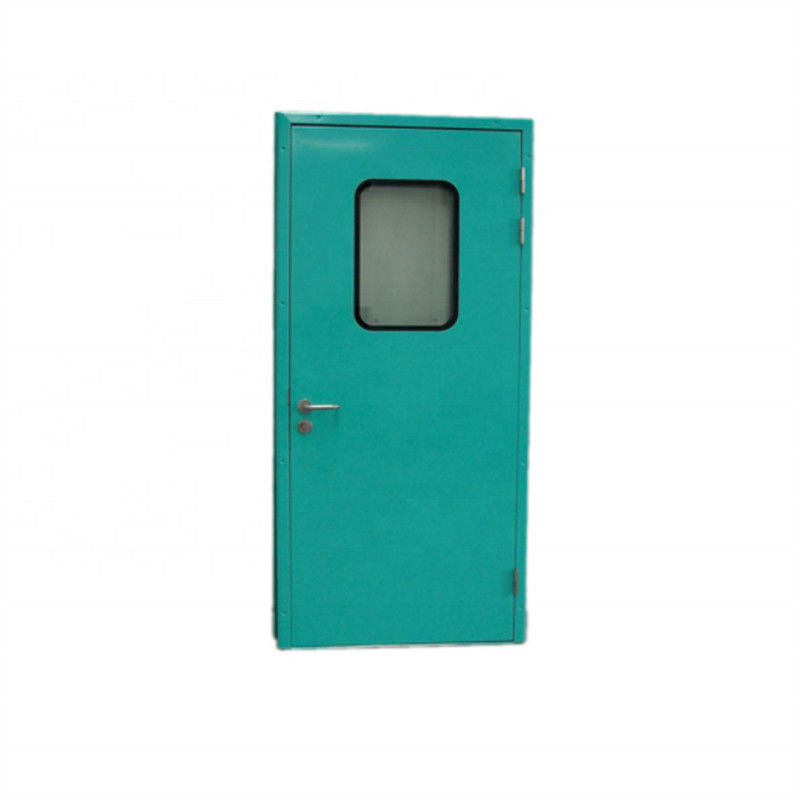 SUS304 ICU Hospital Sliding Door Stainless Steel Clean Room Door Single Swing