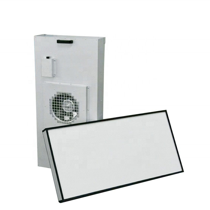 SUS304 Reverse Flow Fan Filter Unit 600m3/H External Static Pressure High Efficiency