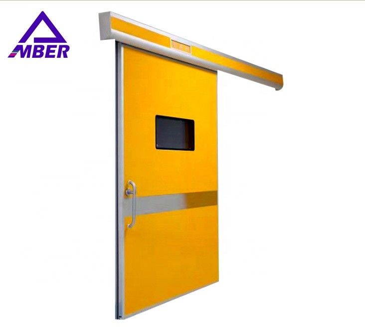 1500*2130mm Hospital Swing Door Galvanized Steel Electric Clean Room Sliding Doors