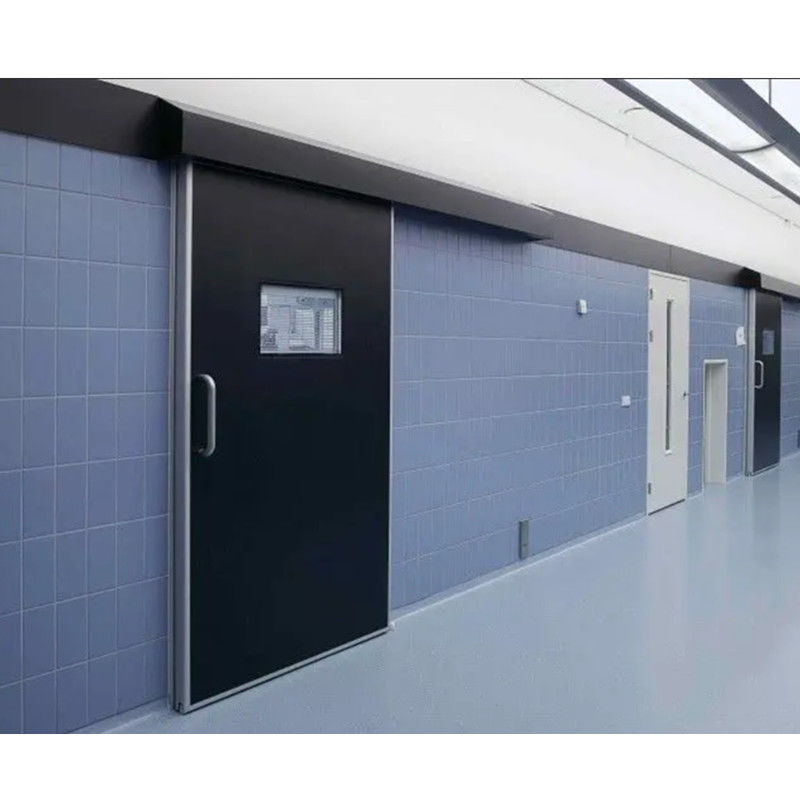 SUS304 ICU Hospital Sliding Door Stainless Steel Clean Room Door Single Swing