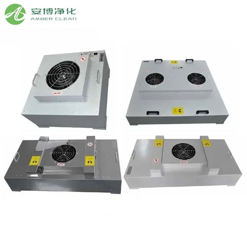 HEPA Filtration Coat Steel Material Cleanroom Fan Filter Units