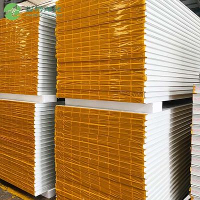 AMBER Double Steel Cleanroom 50mm Insulated Sandwich PU Panel