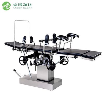 AMBER Mobile Surgical Operation Table with Lockable Wheels & Brake System