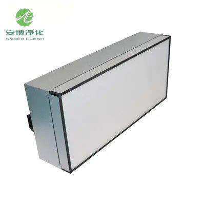 AMBER Galvanized Steel Sheet 6 Inch Fan Filter HEPA FFU 600*1200*285mm Size